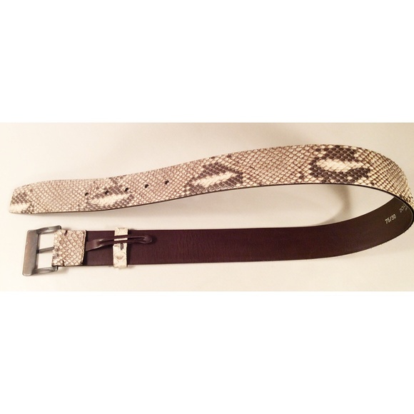 Dolce & Gabbana Genuine Python Belt